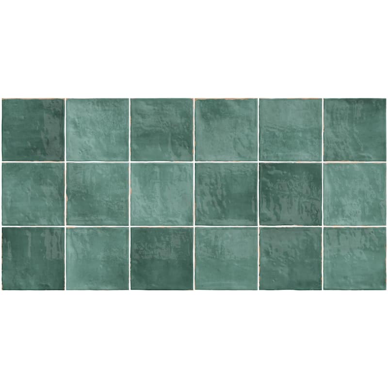 Emser Tile F14ANTI0505P Antigo - 5" x 5" Square Wall Tile - Glossy - Mist