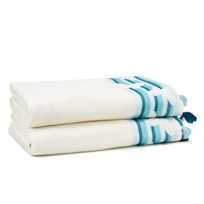 East'N Blue Butterfly Turkish Cotton Bath Towel (Pack of 2)