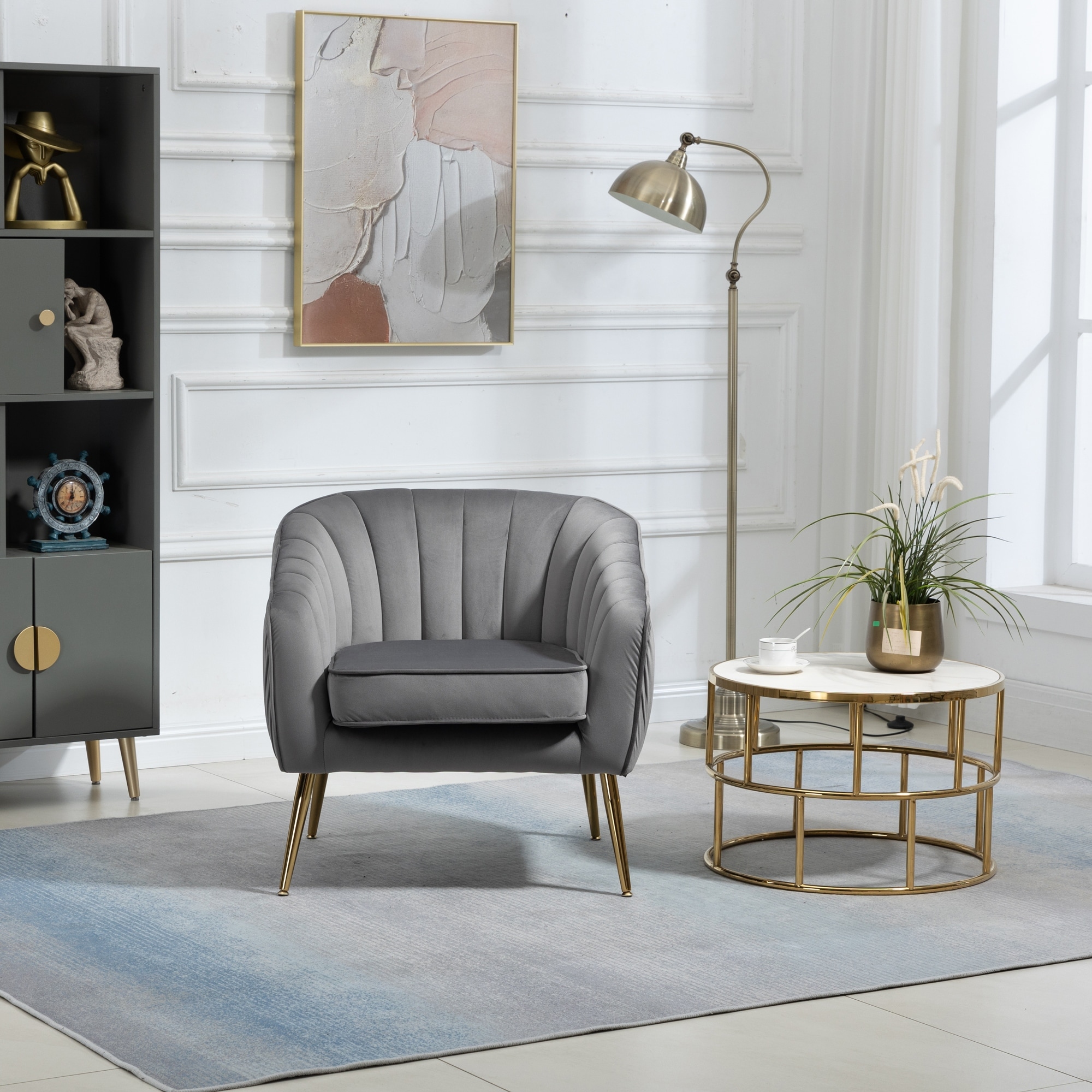 Scalloped edge chair sales