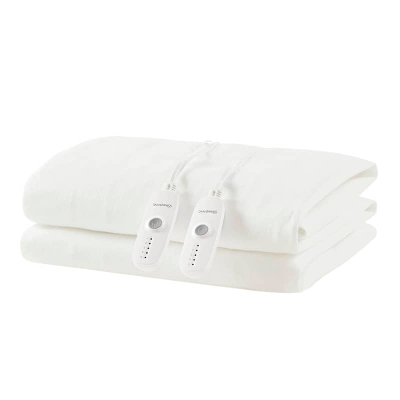 1-Piece Queen Heated Mattress Pad,White