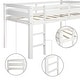 preview thumbnail 10 of 16, Merax Twin Wood Low Loft Bed with Ladder for Kids