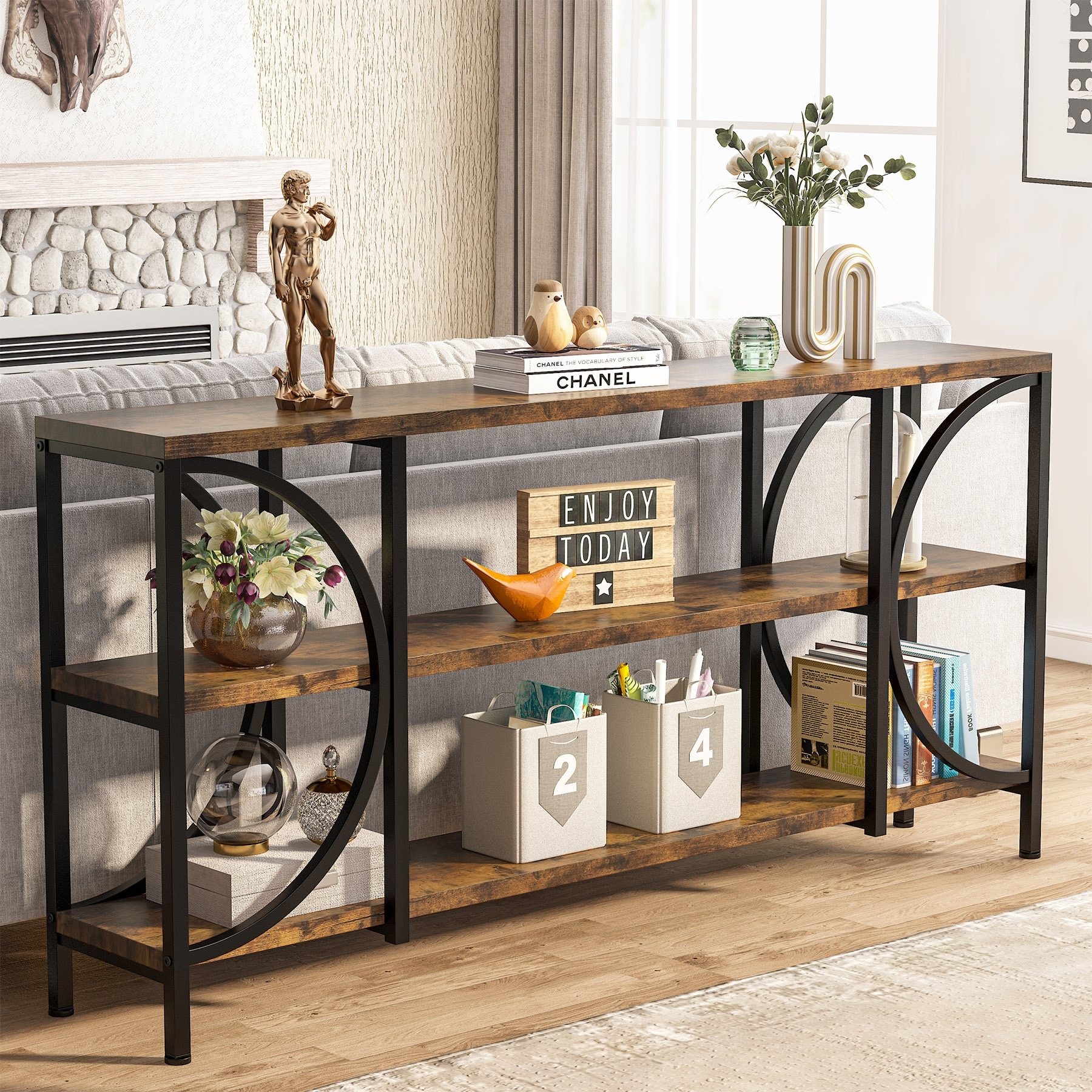 Long outlet thin console