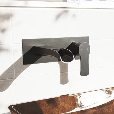Cornelius 1-Handle 2-Hole Wall Mount Bathroom Sink Faucet