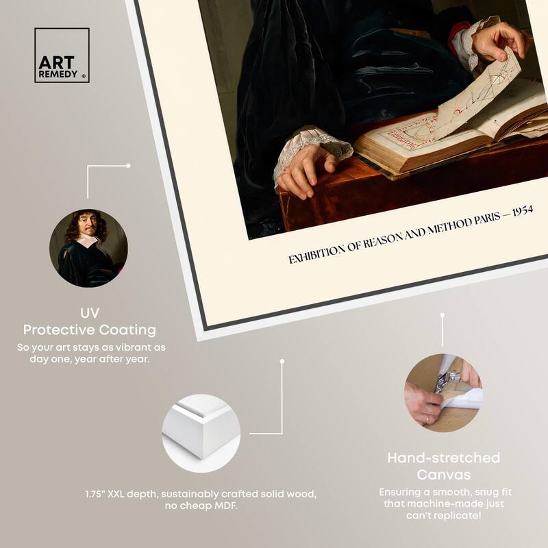 Rationalist Thinker Canvas by Art Remedy