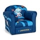 preview thumbnail 1 of 8, Costway Kids Sofa Toddler Upholstered Armrest Chair with Solid Wooden - See Details Navy - See Details