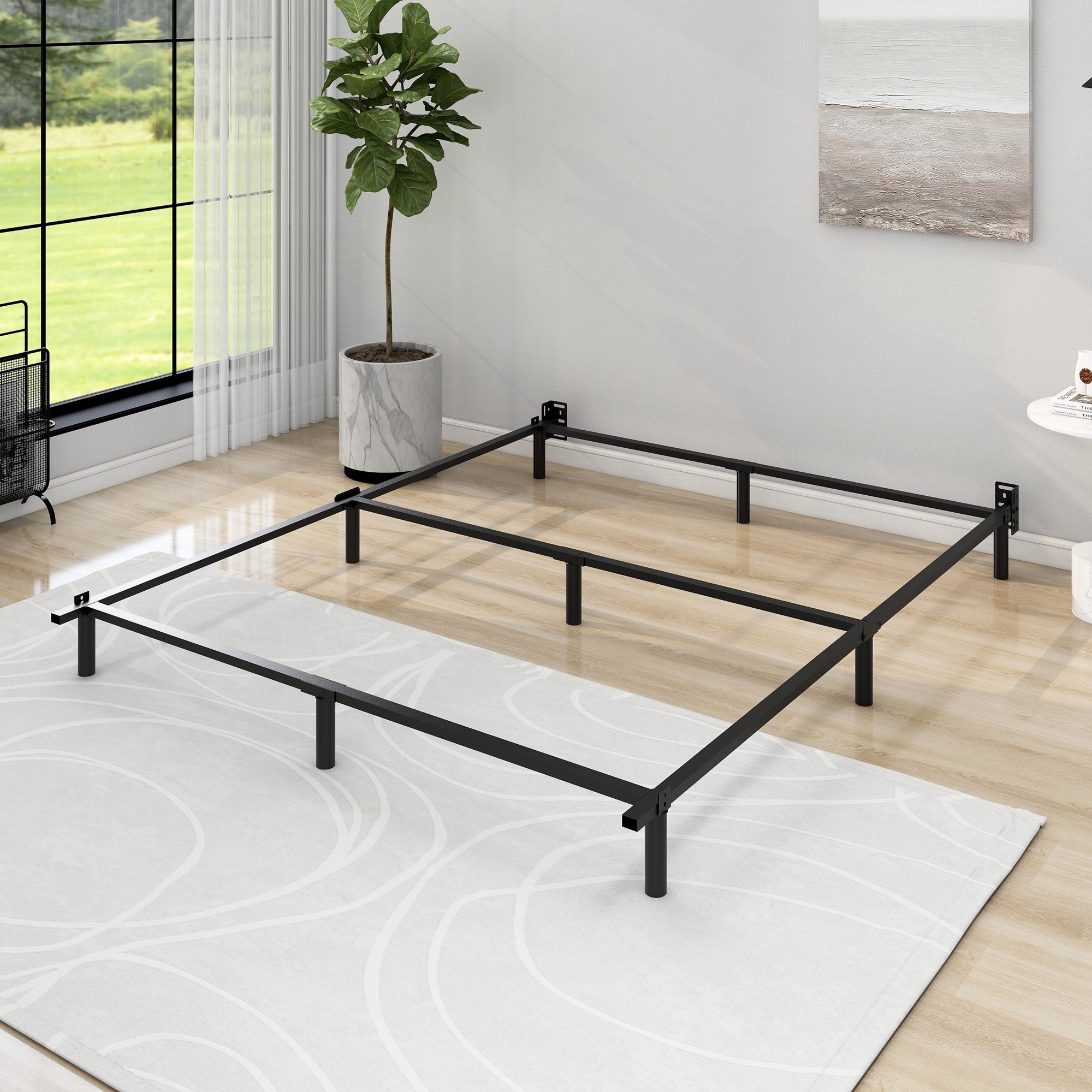 9 leg support bed shop frame