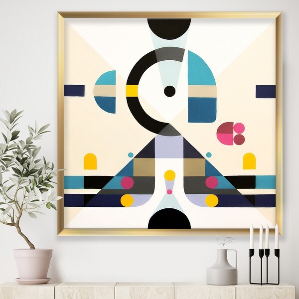 Designart 'Open minded' Mid-Century Modern Premium Framed Art Print. Opens flyout.