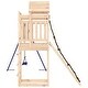 preview thumbnail 16 of 17, vidaXL Swing Set Outdoor Backyard Wooden Playground Equipment for Kids Age 3-8