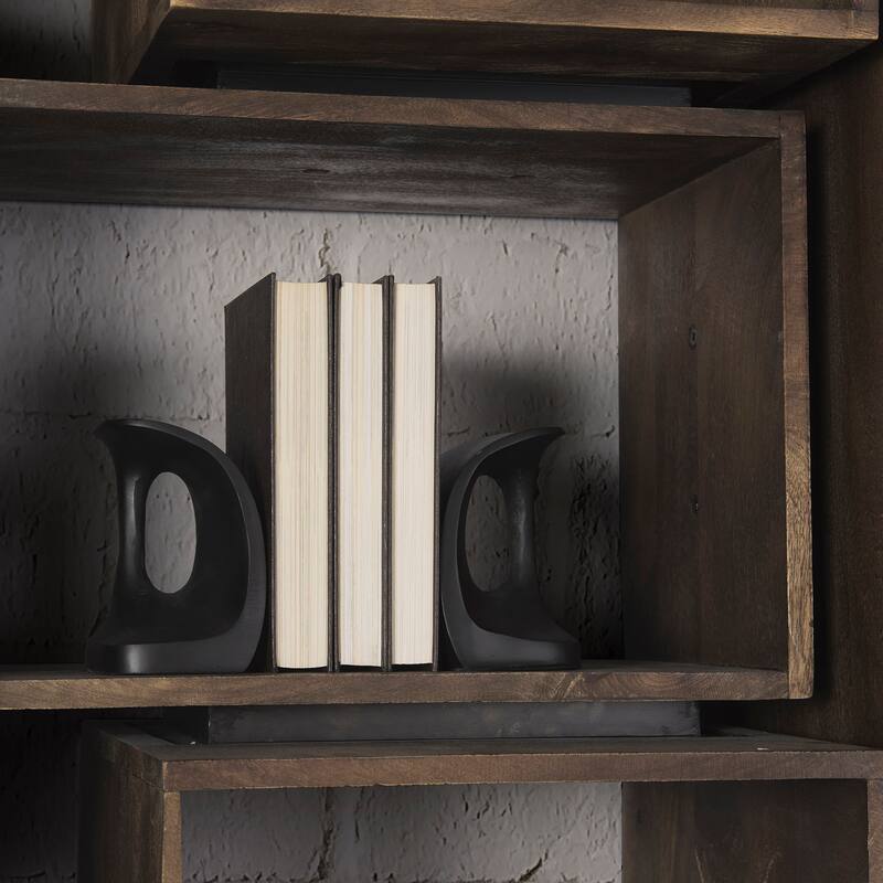 Last Cobbler's (Set of 2) 8L x 6W Black Shoemaker Tool Bookends - 7.5L x 5.5W x 6.0H