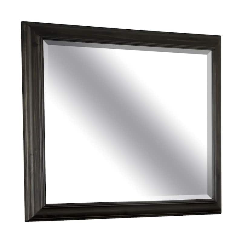 Magnussen Home Bellamy Peppercorn Drawer Dresser With Landscape Mirror