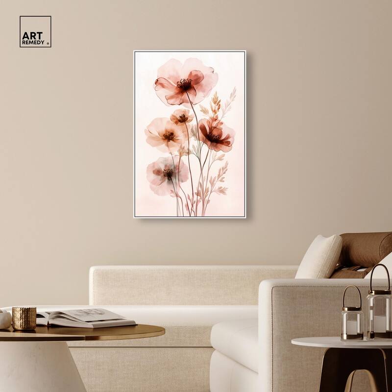 Petal Dye III Canvas by Art Remedy