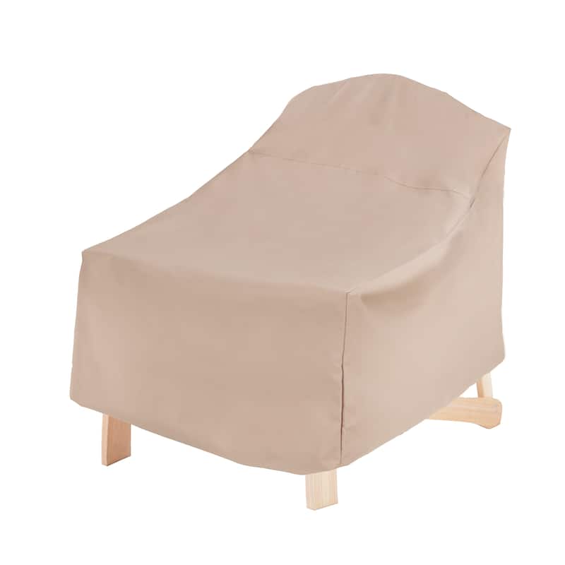 Modern Leisure® Chalet Patio Adirondack Chair Cover, 2-Pack, 31.5"L x 33.5"W x 36"H, Beige