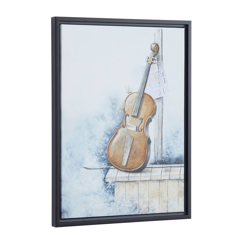 Brown Polystone Traditional Framed Wall Art
