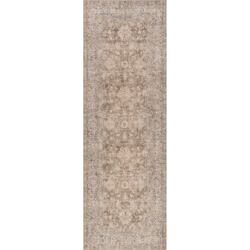 Nuloom Hillstone Collection Traditional Vintage Medallion Area Rug