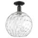 Option Matte Black / Clear Water Glass