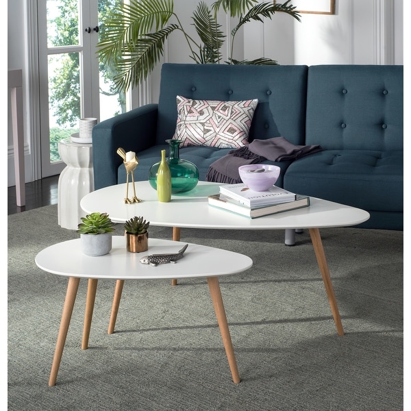 Safavieh coffee table deals white