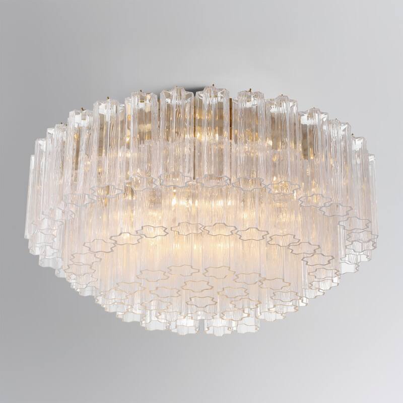 Crystorama Lighting Group ADD-331-CL Addis 16 Light 32" Wide Flush