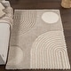 preview thumbnail 14 of 19, Nuloom Gloria Abstract Shag Area Rug 2'8" x 8' Runner - Brown