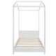preview thumbnail 9 of 16, Whimsical House-Shaped Twin Bed with Storage, Platform Bed with Built-in Headboard and Bookrack