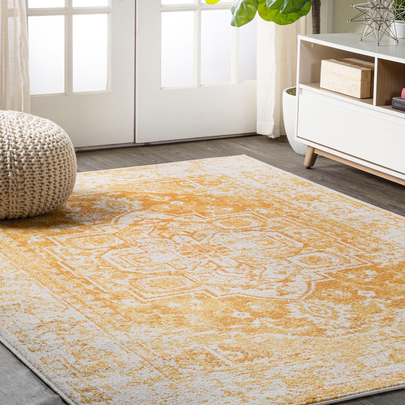 JONATHAN Y Izil Bohemian Ornate Medallion Area Rug