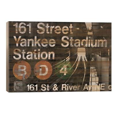 NYC Subway Station II Print On Wood by Luke Wilson - Multi-Color