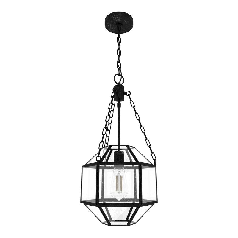 Hunter 11" Indria 1-Light Pendant - Kitchen Island, Dining Room, Entry - Industrial, Contemporary, Geometric