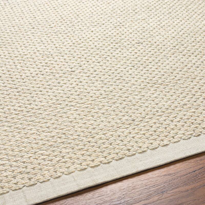 Abercom Handmade Casual Farmhouse Wool Area Rug