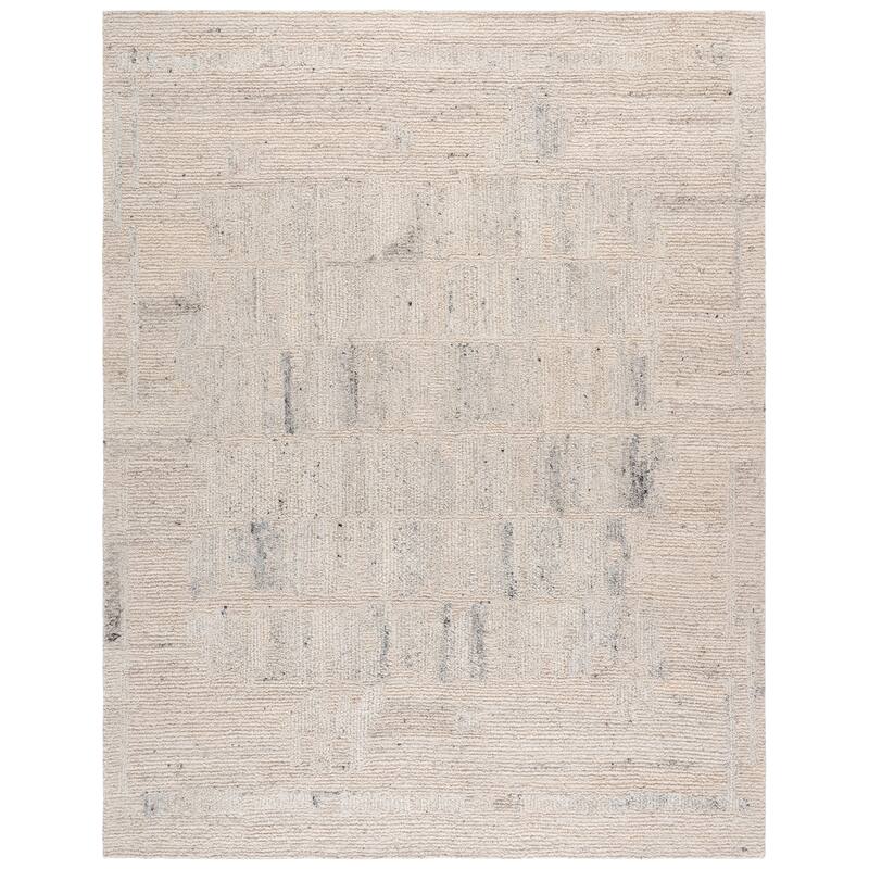 SAFAVIEH Handmade Pine Gazmira Wool Rug - 8' x 10' - Beige/Grey