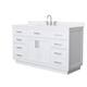 Option White / White Quartz Top / Brushed Nickel Hardware