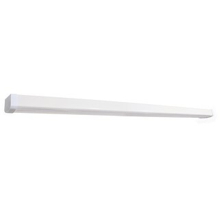 AFX Blaine White LED Ceiling Light with White Acrylic - Bed Bath
