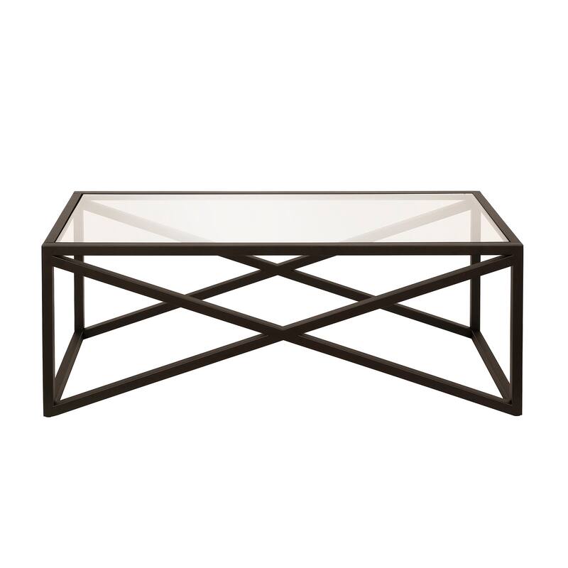 Silver Orchid Stifter Blackened Bronze Coffee Table