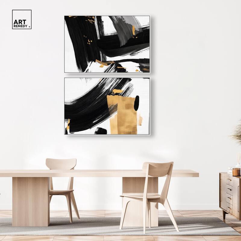 Refined Simplicity Canvas Set of 2 by Art Remedy
