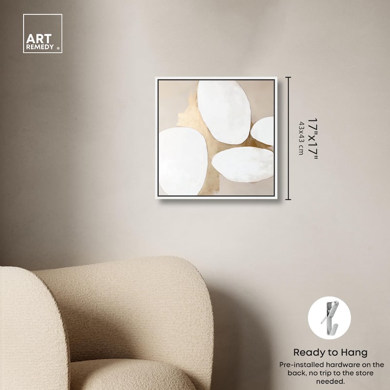 Stacked Stones III Canvas by Art Remedy