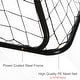 preview thumbnail 5 of 4, Soozier 8 x 3ft Soccer Goal Target Goal 2 in 1 Design Indoor Outdoor Backyard with All Weather PE Net Best Gift