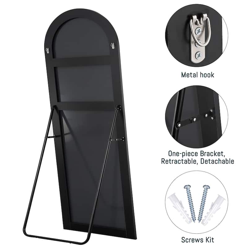 Arched Full Length Standing Floor/ Wall Mirror