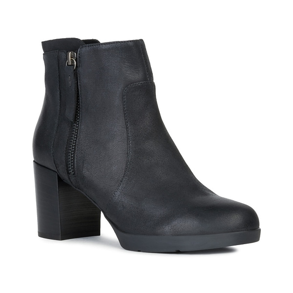 Geox Aneeka Leather Ankle Boot - On