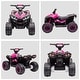 preview thumbnail 9 of 8, Four Wheeler for Kids with Wear-Resistant Wheels - Pink