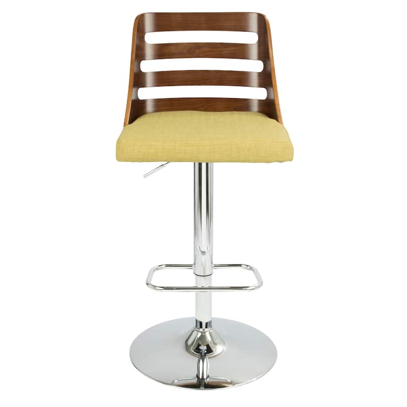 Carson Carrington Oglala Adjustable Bar Stool with Rounded Rectangle Footrest (Set of 2)