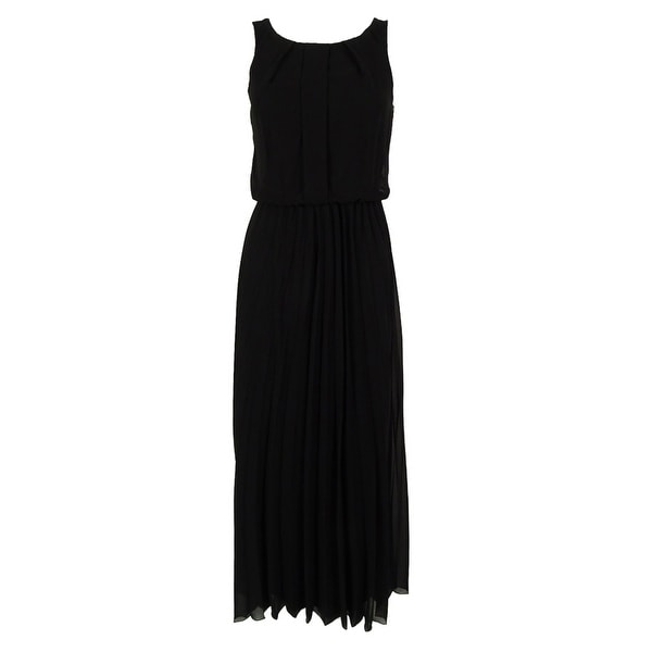 B Darlin Juniors' Pleated Maxi Dress