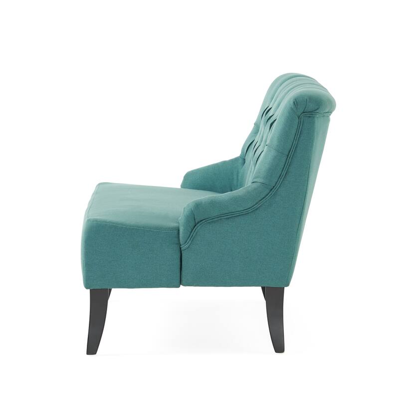 Nicole Polyester Blend Fabric Settee by Christopher Knight Home - 29.25"L x 43.75"W x 30.50"H