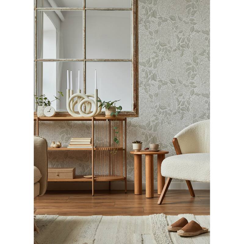 A-Street Prints Turi Sage Twining Vines Wallpaper