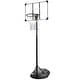 preview thumbnail 1 of 3, Portable Basketball Hoop System Stand Height Adjustable Transparent