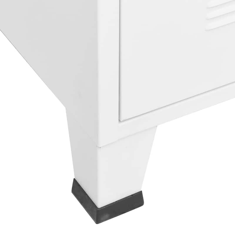 vidaXL TV Stand TV Console Sideboard TV Unit Home Media Unit Cupboard Metal - 41.3" x 13.8" x 16.5"