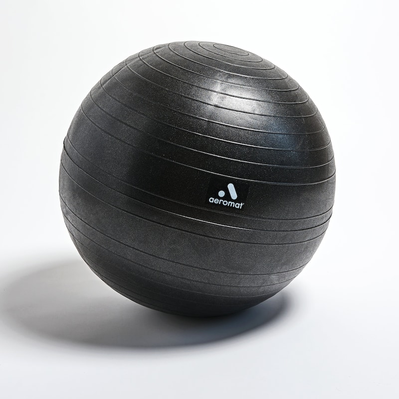 Aeromat Fitness Ball - Black - 55 cm