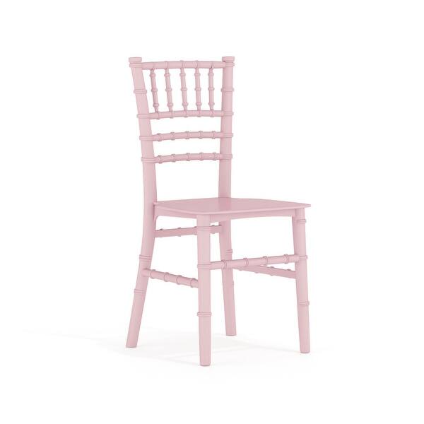 slide 2 of 40, Child's Classic Resin Chiavari Chair for All Occasions - 12"D x 12"W x 24.75"H Pink