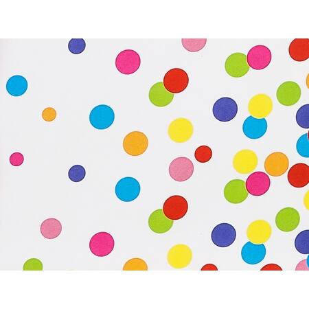 Shop Pack Of 1 Rainbow Confetti 24 X 85 Roll Birthday Gift Wrap