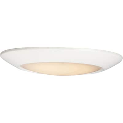 Maxim 87644WT Diverse 8" Wide LED Flush Mount Bowl Ceiling Fixture