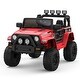 preview thumbnail 22 of 26, Kids Electric Ride On Truck Car with Parent Remote Control Red