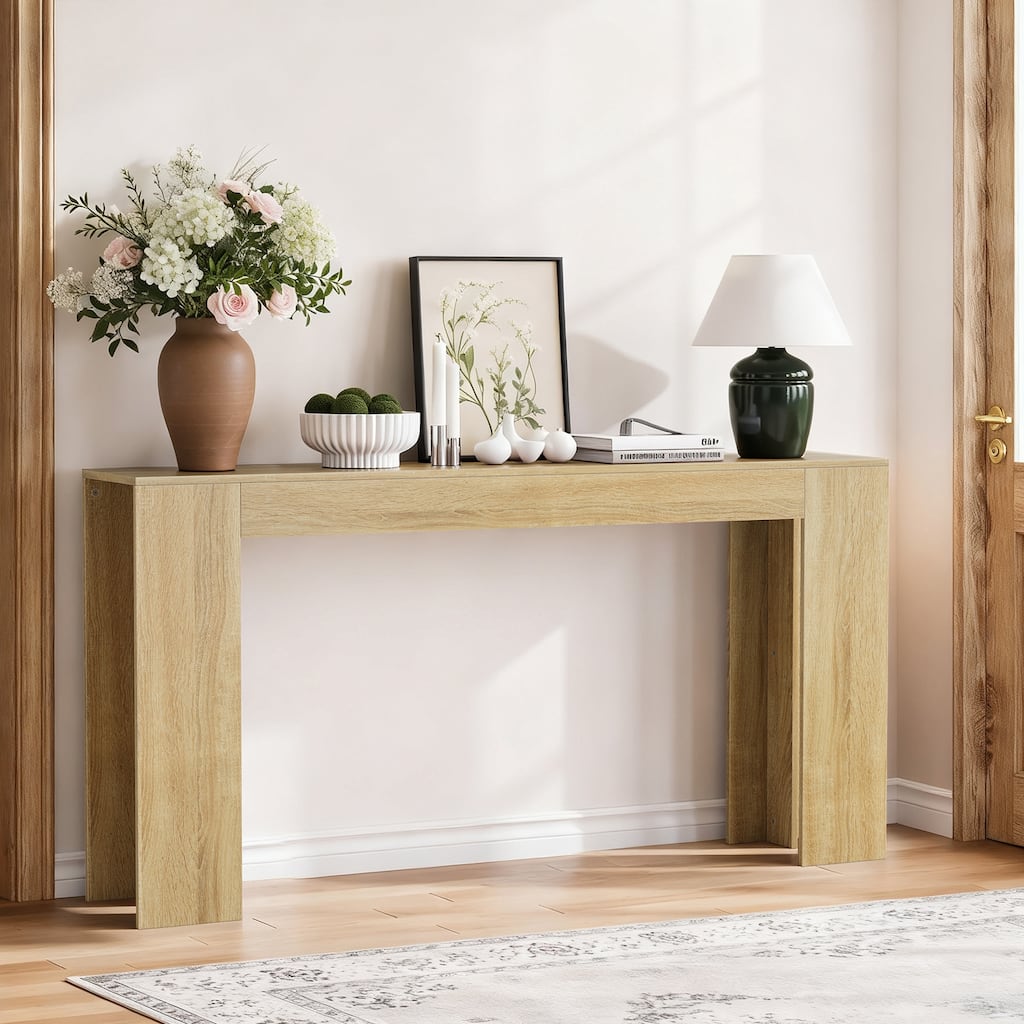 Minimalist Entryway Table Console Table for Living Room Bedroom, Hallway Table Accent Table Sofa Table