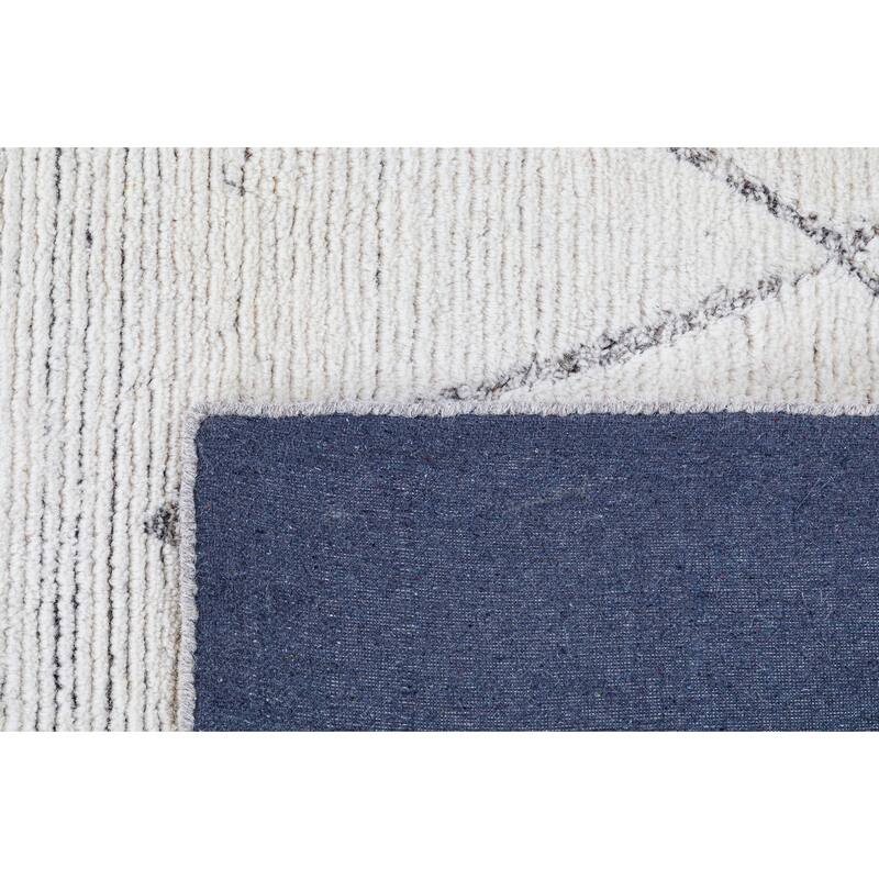 Terra by Obeetee Meher Diamond Charcoal Rug